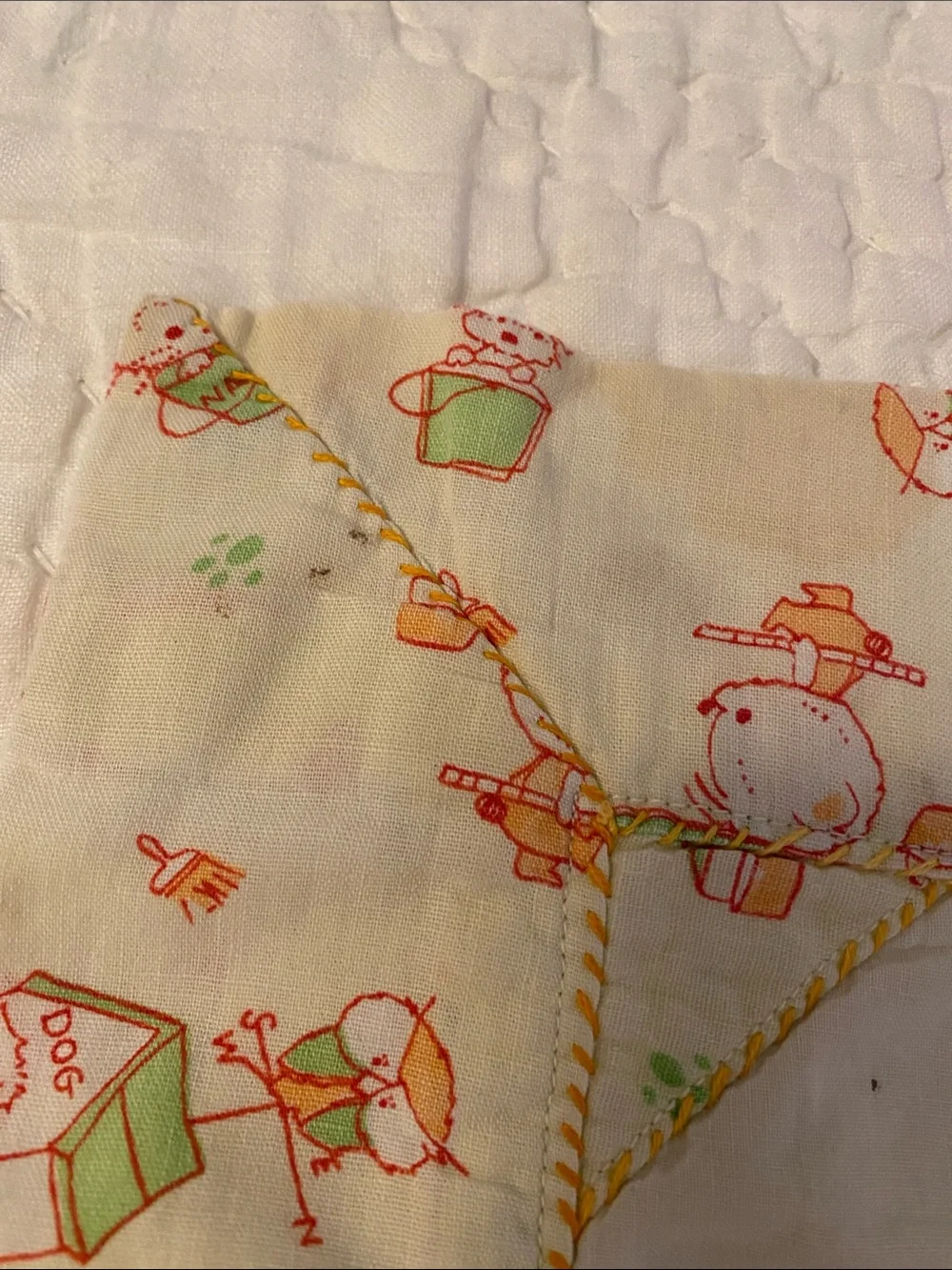 Vintage Baby Child Quilt